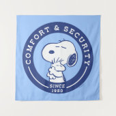 Comfort en veiligheid | Snoopy & Woodstock Hug Wandkleed (Voorkant)