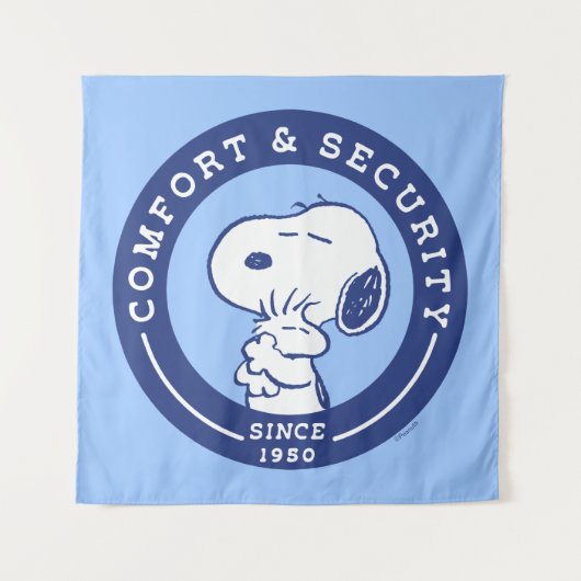 Comfort en veiligheid | Snoopy & Woodstock Hug Wandkleed (Voorkant)