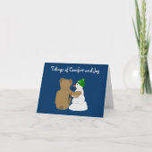 Comfort en Vreugde Feestdagen Kaart (Voorkant)