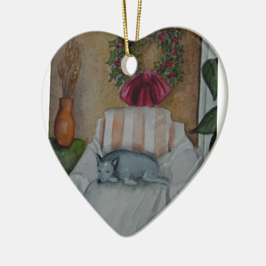 comfort en vreugde keramisch ornament (Links)