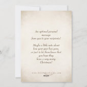 Comfort en Vreugde Kerstmis Fotokaart Feestdagenkaart (Achterkant)