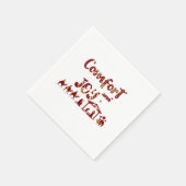 Comfort en vrolijk Christelijk kerstfeest Servet (Hoek)