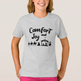Comfort en vrolijk Christelijk kerstfeest T-shirt