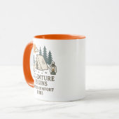 Comfort Ends | Camping Quote Combo Mug Mok (Voorkant links)