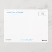 Comfort Flower Briefkaart (Achterkant)