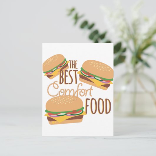 Comfort Food Briefkaart (Staand voorkant)