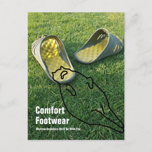 Comfort Footwear Briefkaart (Voorkant)