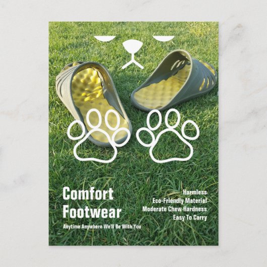 Comfort Footwear Briefkaart (Voorkant)