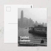 Comfort Footwear in Hong Kong Briefkaart (Voorkant / Achterkant)