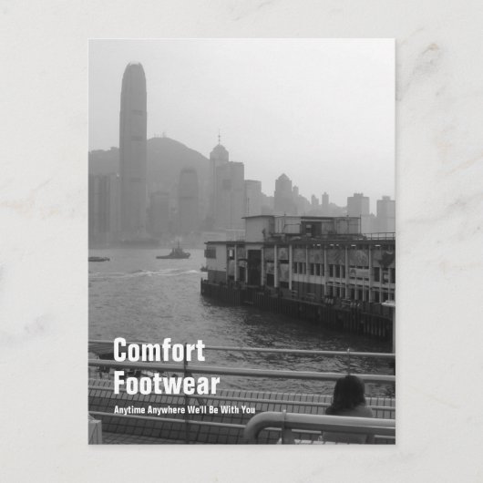 Comfort Footwear in Hong Kong Briefkaart (Voorkant)