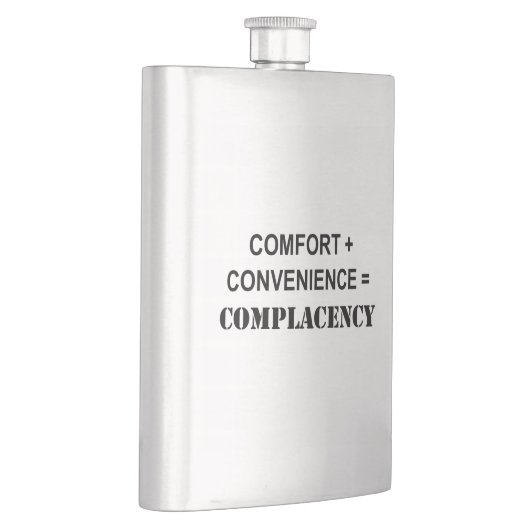 Comfort + gemak = zelfgenoegzaamheid flacon (Rechts)