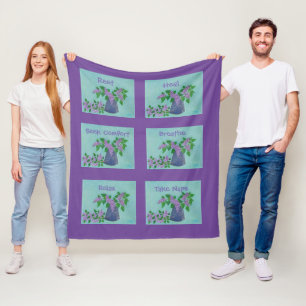 Comfort & Healing Fleece Blanket Deken