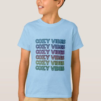 Comfort herfstgezellige vibes kinder liefdevolle k t-shirt