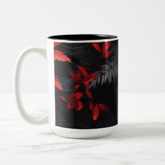 Comfort in een kopje tweekleurige koffiemok