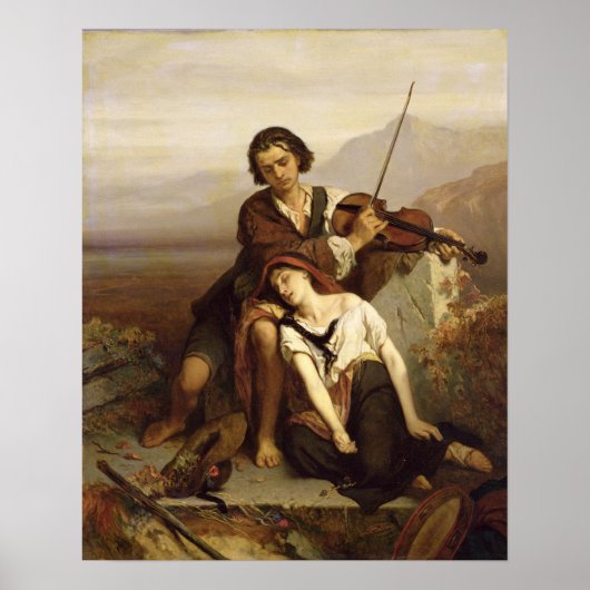 Comfort in Grief, c.1852 Poster (Voorkant)