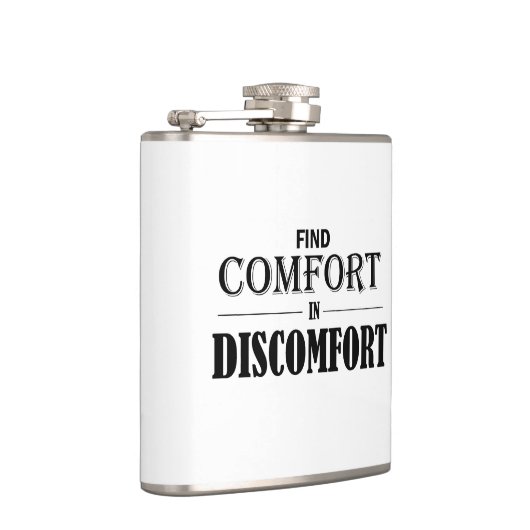 Comfort in ongemak zoeken heupfles (Rechts)