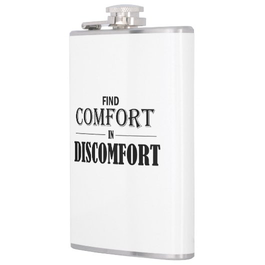 Comfort in ongemak zoeken heupfles (Links)