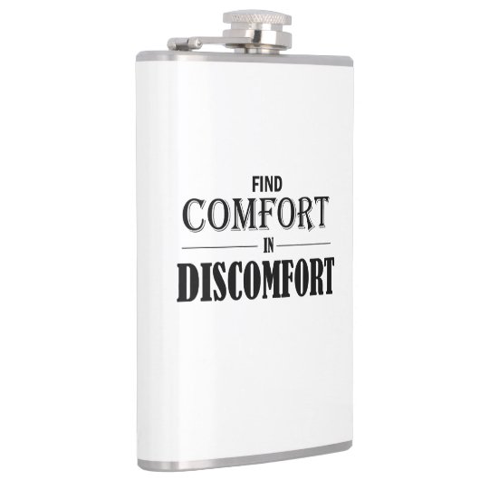 Comfort in ongemak zoeken heupfles (Rechts)