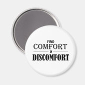 Comfort in ongemak zoeken magneet (Voorkant / Achterkant)