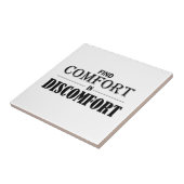 Comfort in ongemak zoeken tegeltje (Zijkant)