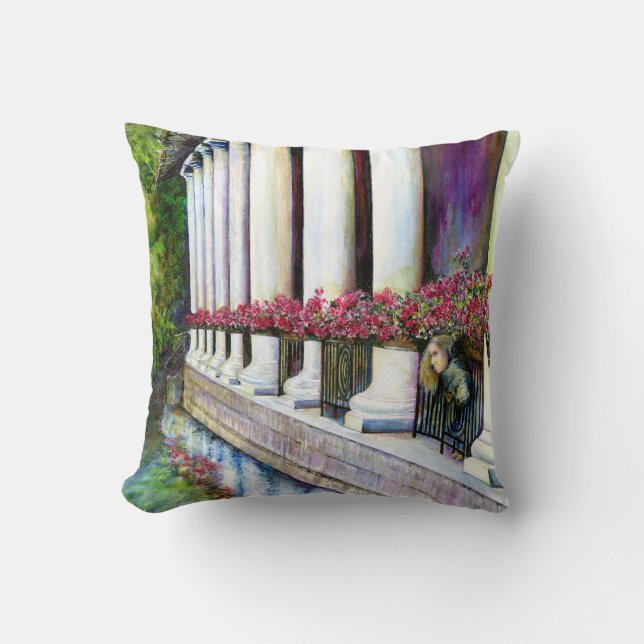 Comfort is de vijand van de vooruitgang kussen (Voorkant)