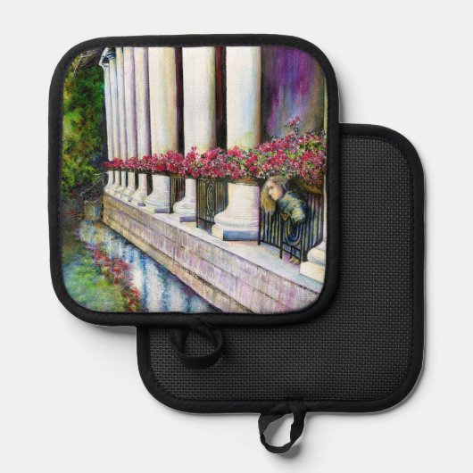 Comfort is de vijand van de vooruitgang pannenlap (Voorkant / Achterkant)