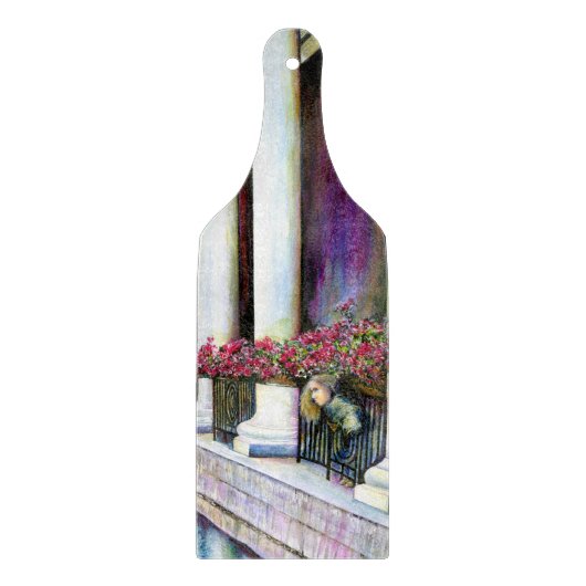 Comfort is de vijand van de vooruitgang snijplank (Voorkant)