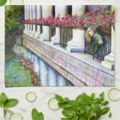 Comfort is de vijand van de vooruitgang theedoek (Gevouwen)