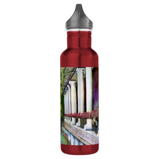 Comfort is de vijand van de vooruitgang waterfles  (Links)