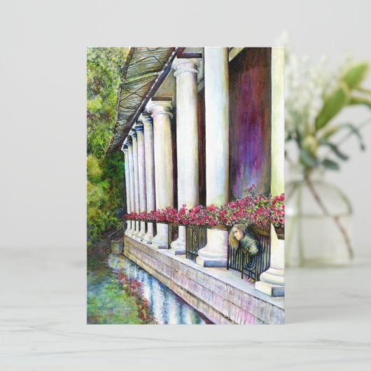 Comfort is de vijand van vooruitgang kaart (Staand voorkant)