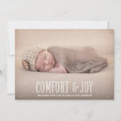 Comfort & Joy | Aankondiging vakantieverlof (Voorkant)