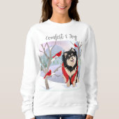 COMFORT & JOY - Finse Lapphond witte shirts (Voorkant)