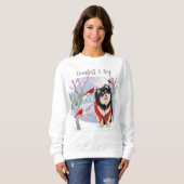 COMFORT & JOY - Finse Lapphond witte shirts (Voorkant volledig)