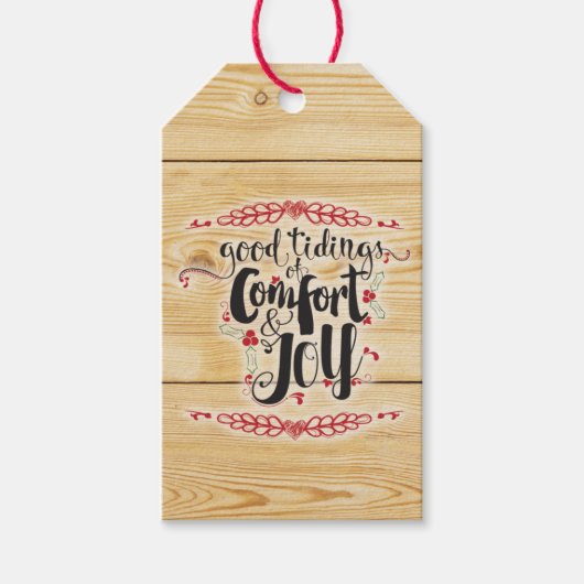 Comfort & Joy Gift Label Cadeaulabel (Voorkant)