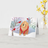 COMFORT & JOY gladde Chow-kaarten Kaart (Gele Bloem)