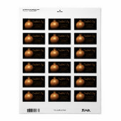 Comfort & Joy Golden ornament label (Full Sheet)
