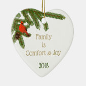 Comfort & Joy Keramisch Ornament (Rechts)