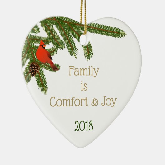 Comfort & Joy Keramisch Ornament (Rechts)