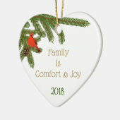 Comfort & Joy Keramisch Ornament (Links)