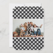 Comfort & Joy | Kerstfotofeestdag Kaart (Achterkant)