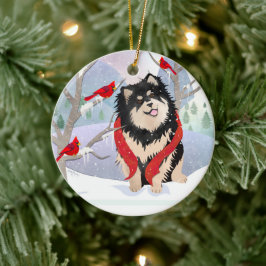 COMFORT & JOY met jaar- Finse Lapphun ornament