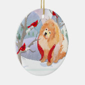 COMFORT & JOY met jaar-ruw ornament (Rechts)