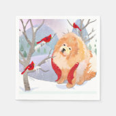 COMFORT & JOY - ROUGH CHOW papieren servetten (Voorkant)