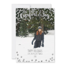 Comfort & Joy Silver Holiday, kerstfoto