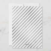 Comfort & Joy Silver Holiday, kerstfoto Feestdagenkaart (Achterkant)