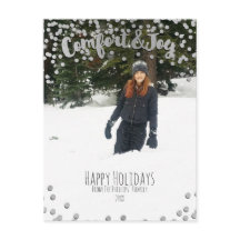 Comfort & Joy Silver Holiday, kerstfoto