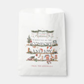 Comfort & Joy | Vrolijk kerstfeest Bedankzakje (Voorkant)