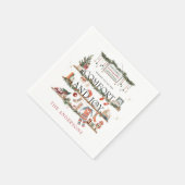 Comfort & Joy | Vrolijk kerstfeest Servet (Hoek)