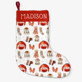 Comfort & Joy | Waterverf kerstillustraties Kleine Kerstsok (Voorkant)