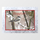 Comfort & Joy Window Cling Raamsticker (Vel)